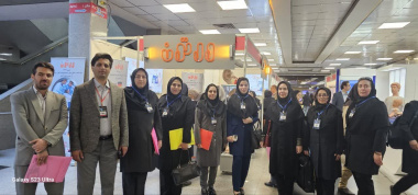 حضور معاونت محترم آموزشی و جمعی از اعضای هیات علمی دانشکده در همایش آموزش علوم پزشکی